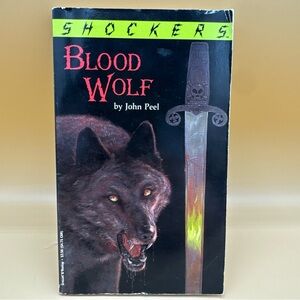 Shockers Blood Wolf John Peel Grosser & Dunlap 1993 Vintage YA Horror Paperback